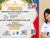 Juara 1 Tingkat Nasional Indonesian Youth Science Olimpics